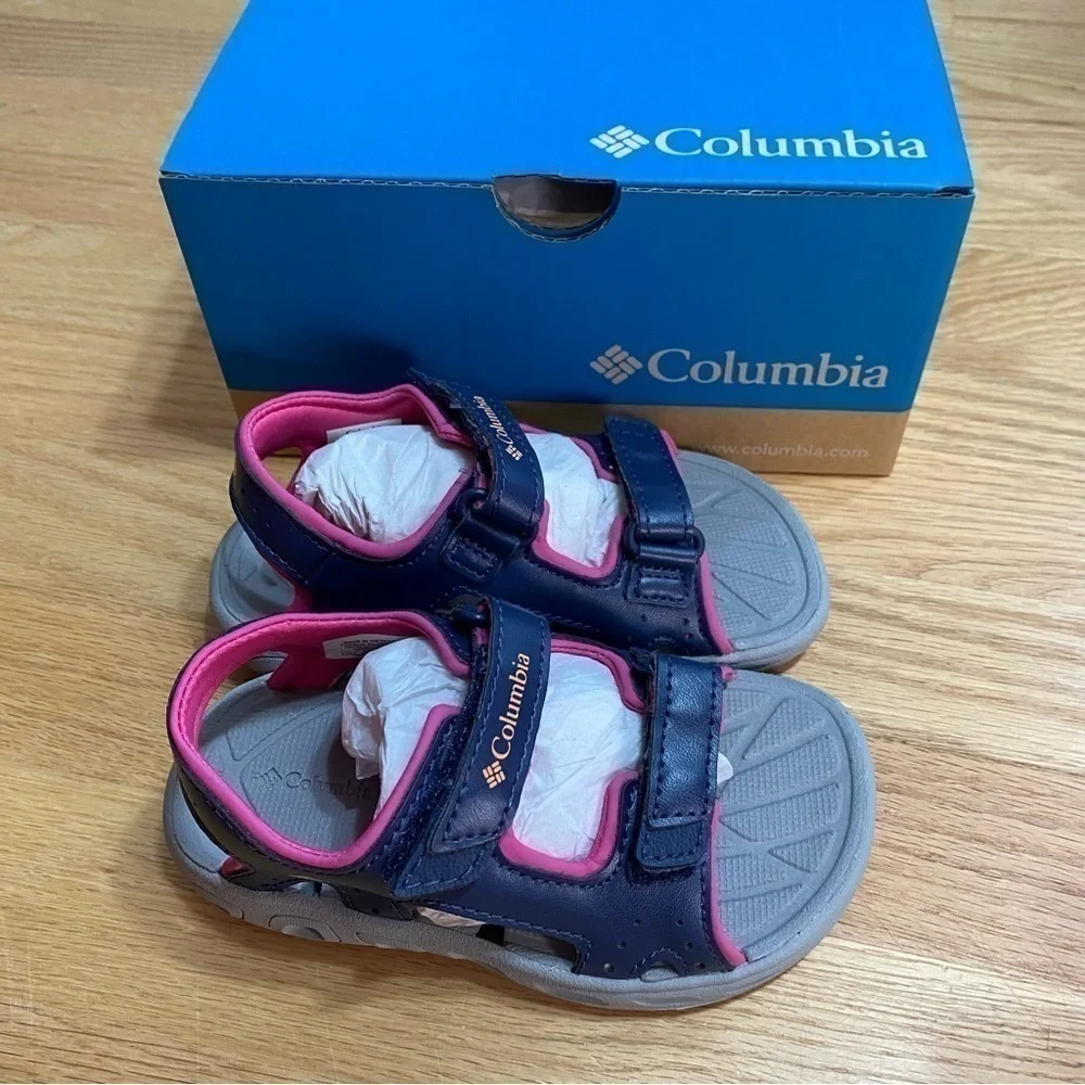 Columbia Techsun Vent Sandals NEW Sz 9 Vent Pink Purple Girls Toddler Open Toe